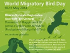 World Migratory Bird Day - oasi WWF dei Ghirardi
